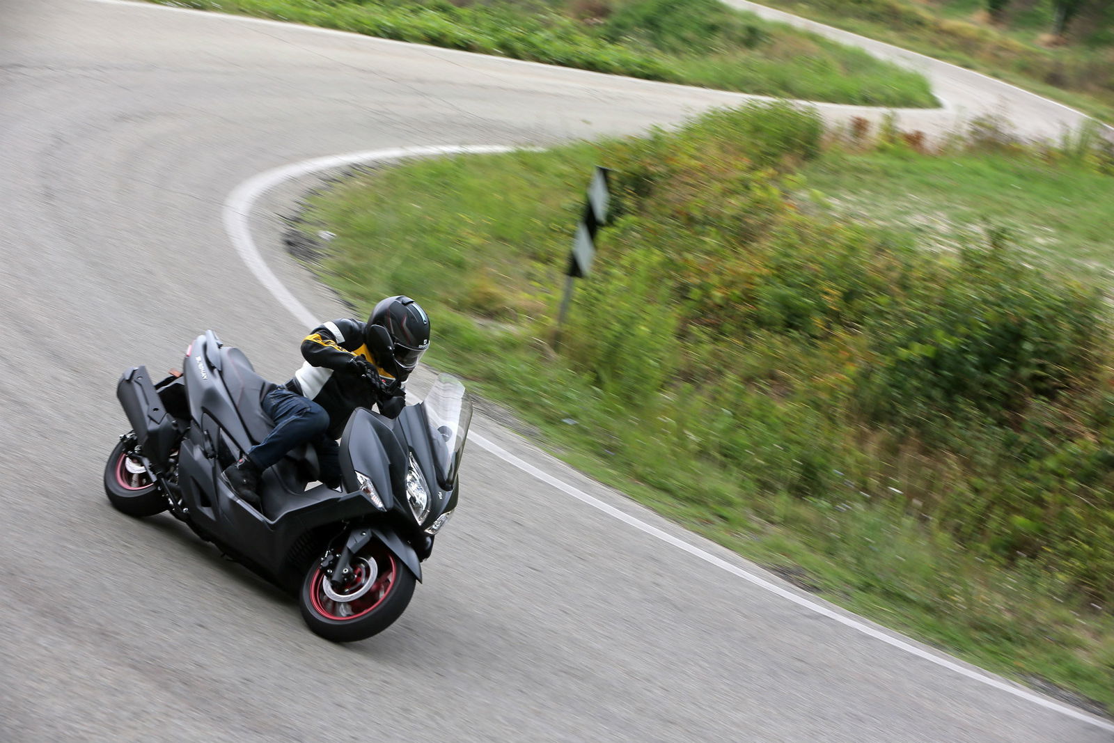 Country road popular with bikers oil-slicked for the second time in 10 months